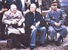Chuchill, Roosevelt et Staline à  la conférence de Yalta (4 - 11 février 1945)