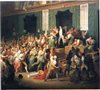 La Convention envahie (Peinture de Tellier, XVIII<sup>e</sup> siècle, musée du château de Versailles.)